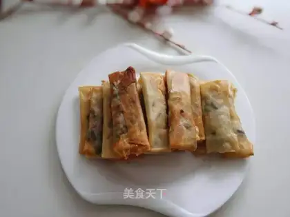 A unique spring roll