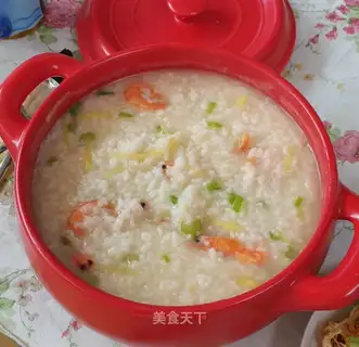 Shrimp rice porridge porridge
