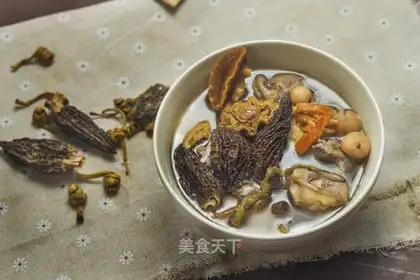 The goat's belly is abalone duck