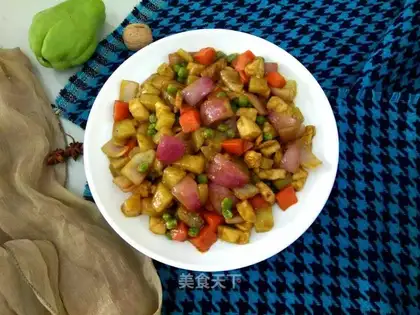 Curry chicken