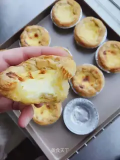 Lazy egg tarts