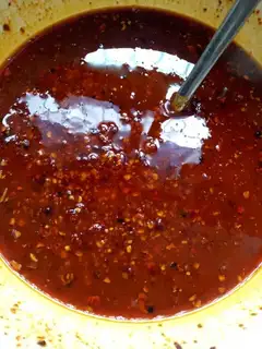 Homemade pepper oil