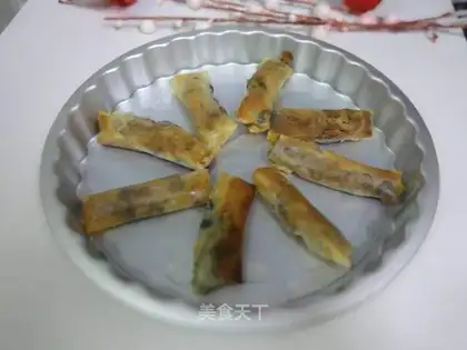 Chicken fan spring rolls