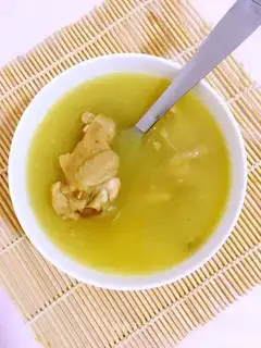 Scrambled hen soup