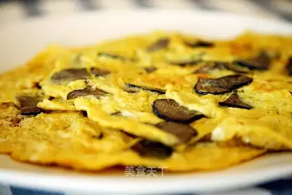 Fried truffle eggs