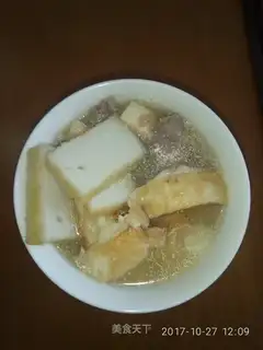 Tofu soup