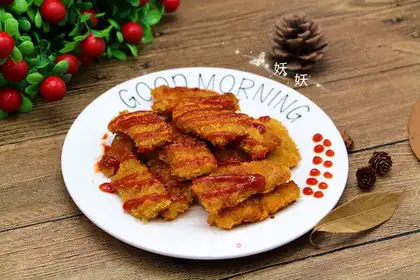 Porridge pork chops