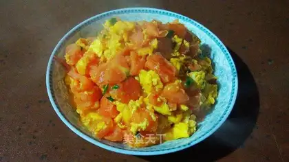 Tomato fried eggs