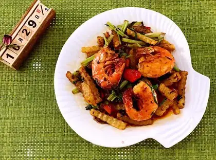Spicy shrimp