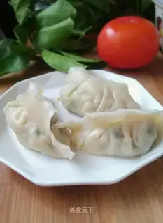 Shrimp omelet egg dumpling
