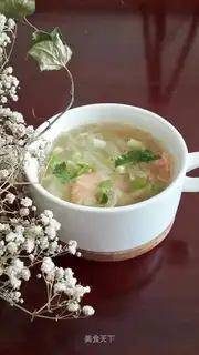 Clean up the crayfish radish soup