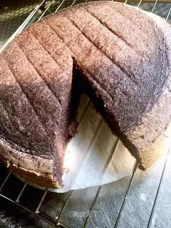 Black rice steam cake