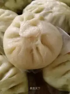 Frozen meat buns