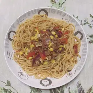 Spaghetti mushrooms