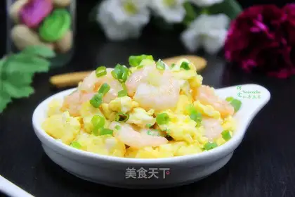 Shrimp fried eggs