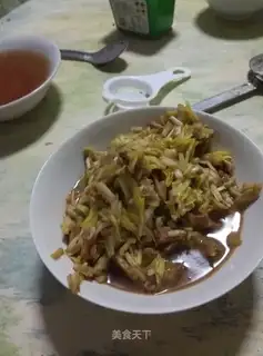 Garlic fried meat