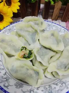 Three fresh dumplings