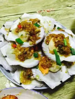 Garlic scallops