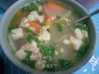 Lamb radish soup