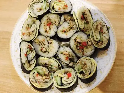 Sushi mushrooms