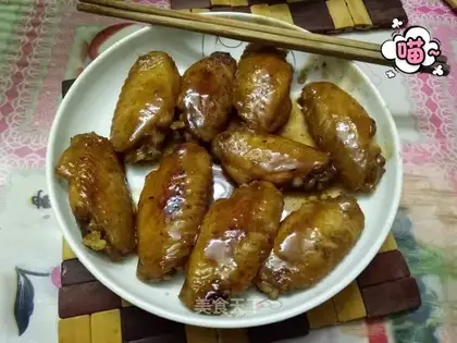 Homemade Coke chicken wings