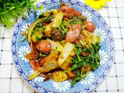 Barbecue fish balls
