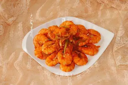 Ginger tomato shrimp