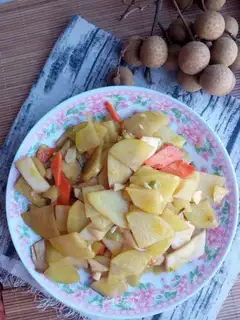Puffed potato chips