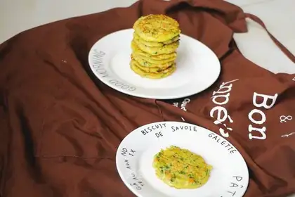 Cod vegetable rice cake