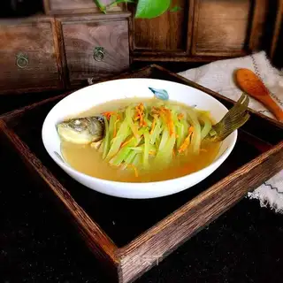 The radish gravy soup