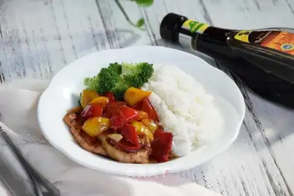 Porridge pork chops