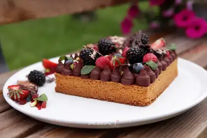 Chocolateberry pie