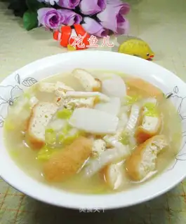 The bean-curd pastry soup
