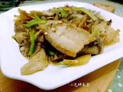 Mushroom fried meat