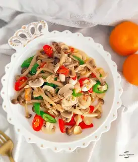 Fried mushrooms