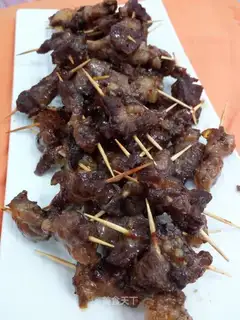 Toothpick beef