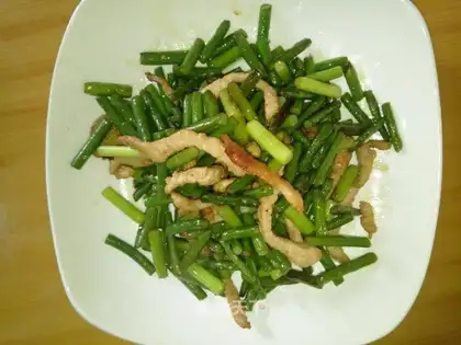 Garlic fried meat