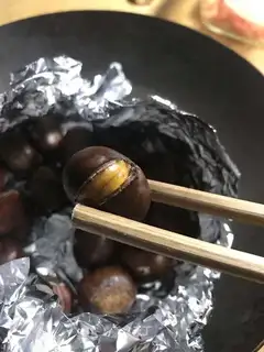 Baked chestnuts