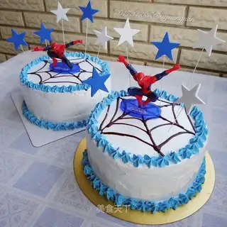 Spider-Man birthday cake