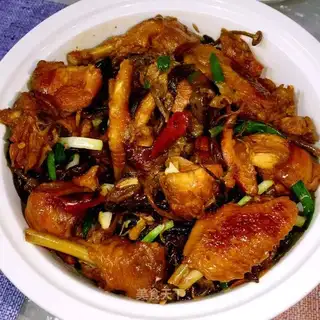 Chicken stew mushrooms