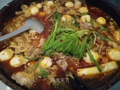 A winter hotpot