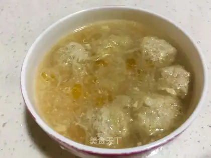 The radish meatball soup