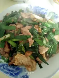 Garlic fried meat