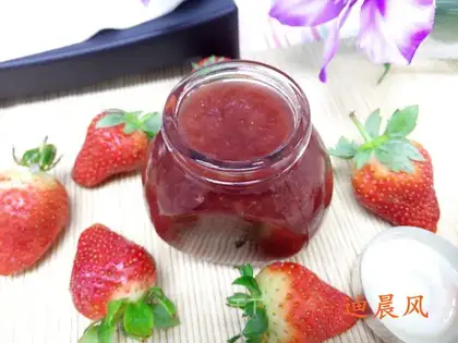 Homemade strawberry jam