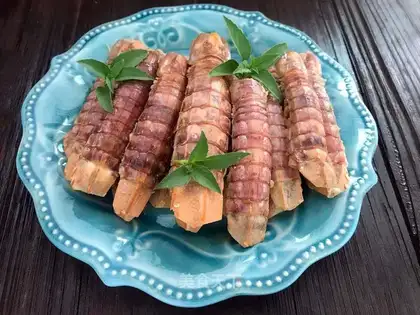 Shrimp with soy sauce