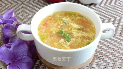 Tomato egg soup