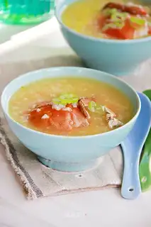 Crab congee