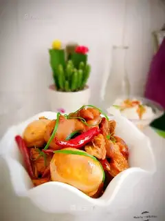 Spicy pork hoof