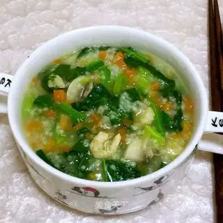 Rice and vegetable porridge