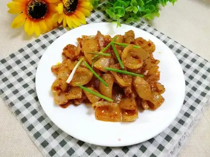 Barbecue pig skin